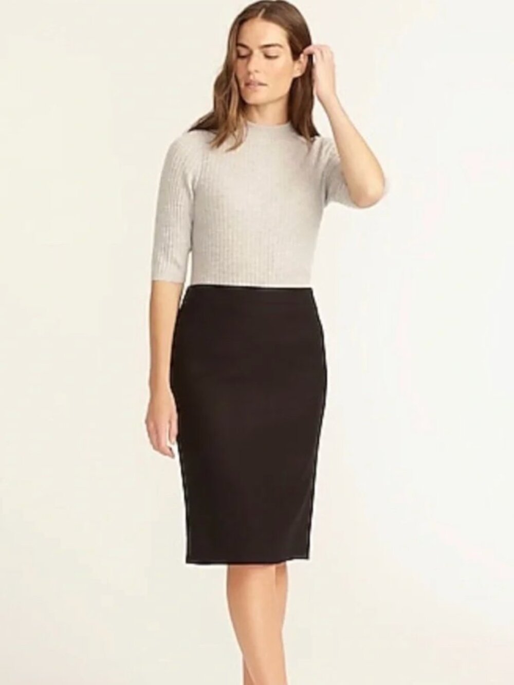 J.Crew No. 2 Pencil Skirt | Black | Size 4